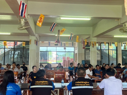 ไฟล์แนบ กปภ.สาขาพนมสารคาม ร่วมประชุมประชาคมหมู่บ้าน ชี้แจงแนวทางการจ่ายน้ำประปา พื้นที่หมู่ที่ 1 บ้านสระมะเขือ ตำบลโคกปีบ อำเภอศรีมโหสถ จังหวัดปราจีนบุรี ในความต้องการของประชาชนในพื้นที่ ที่ต้องการใช้น้ำประปาส่วนภูมิภาค