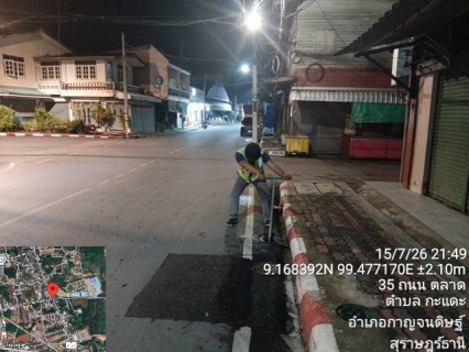 ไฟล์แนบ กปภ.สาขากาญจนดิษฐ์ ภายใต้การบริหารงานโดย นายสานิษ กาญจนกุล ผู้จัดการการประปาส่วนภูมิภาคสาขากาญจนดิษฐ์ มอบหมายพนักงานในสังกัด ลงพื้นที่สำรวจเพื่อค้นหาท่อแตก-รั่ว โดยวิธี Step test ในพื้นที่ MA - 12 พลายวาส  บริเวณชุมชนตลาดกาญจนดิษฐ์ ต.กะแดะ อ.กาญจนดิษฐ์ จ.สุราษฎร์ธานี ตามแผนปฏิบัติการลดน้ำสูญเสีย