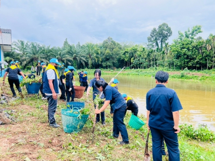 ไฟล์แนบ การประปาส่วนภูมิภาคสาขาคลองท่อมเข้าร่วมโครงการรวมพลังจิตอาสา ประชารัฐร่วมใจ กำจัดผักตบชวา พัฒนาคลองสินปุน