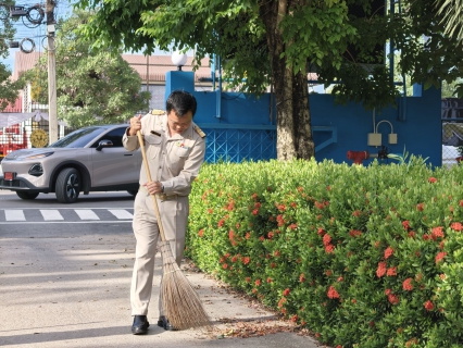 ไฟล์แนบ กปภ.สาขาสมุทรสาคร (พ) จัดกิจกรรมเคารพธงชาติ สวดมนต์ และทำความสะอาดพื้นที่สำนักงาน
