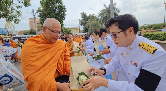 ไฟล์แนบ กปภ.สาขาปทุมธานี(พ) เข้าร่วมพิธีเจริญพระพุทธมนต์ และทำบุญตักบาตรถวายพระราชกุศล เนื่องในโอกาส เฉลิมพระชนมพรรษาพระเกียรติพระบาทสมเด็จพระเจ้าอยู่หัว