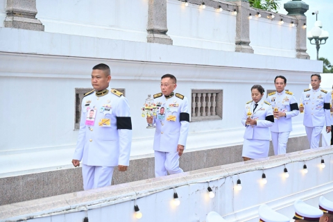 ไฟล์แนบ พระบาทสมเด็จพระเจ้าอยู่หัว ทรงพระกรุณาโปรดเกล้าโปรดกระหม่อมให้ องคมนตรี เป็นผู้แทนพระองค์ ในการบำเพ็ญพระราชกุศล เนื่องในวันอาสาฬหบูชา ประจำปี 2569 ณ พุทธมณฑล ในพระบรมราชูปถัมภ์ จังหวัดนครปฐม