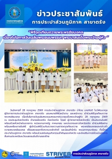 ไฟล์แนบ  พิธีจุดเทียนถวายพระพรชัยมงคล  เนื่องในโอกาสวันเฉลิมพระชนมพรรษา พระบาสมเด็จพระเจ้าอยู่หัว 