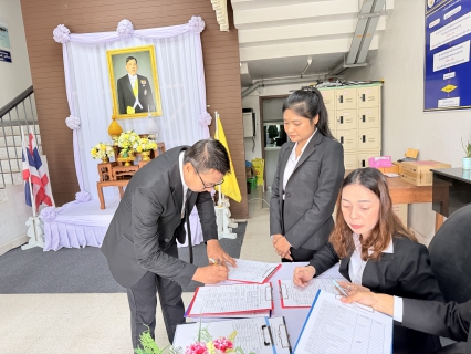 ไฟล์แนบ กปภ.สาขาตะกั่วป่า ร่วมกิจกรรมถวายมาลัยข้อพระกร และกล่าวสดุดีพระองค์เจ้ารพีพัฒนศักดิ์ฯ เนื่องในวันรพี ประจำปี 2569