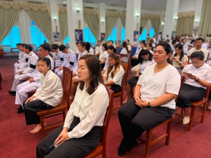 ไฟล์แนบ กปภ.สาขากุยบุรี เข้าร่วมพิธีเจริญพระพุทธมนต์และทำบุญตักบาตร ถวายเป็นพระราชกุศล เนื่องในโอกาสวันเฉลิมพระชนมพรรษา สมเด็จพระนางเจ้าสิริกิติ์ พระบรมราชินีนาถ พระบรมราชชนนีพันปีหลวง