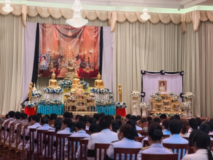 ไฟล์แนบ กปภ.สาขากุยบุรี เข้าร่วมพิธีเจริญพระพุทธมนต์และทำบุญตักบาตร ถวายเป็นพระราชกุศล เนื่องในโอกาสวันเฉลิมพระชนมพรรษา สมเด็จพระนางเจ้าสิริกิติ์ พระบรมราชินีนาถ พระบรมราชชนนีพันปีหลวง