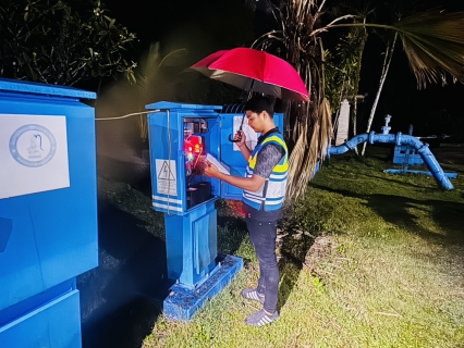 ไฟล์แนบ กปภ.สาขาอ่าวลึก ลุยทำ STEP TEST ชุมชนอ่าวลึกฝั่งขวา เร่งพิกัดจุดท่อแตก-รั่ว หลังพบน้ำสูญเสียสูงใน 2 พื้นที่ย่อย