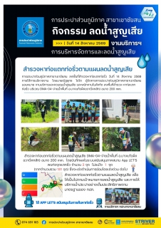 ไฟล์แนบ การประปาส่วนภูมิภาคสาขาเขาชัยสน ลงพื้นที่สำรวจหาท่อแตกท่อรั่ว (สทร.) วันที่ 14 สิงหาคม 2569 ภายใต้การบริหารงาน โดยนายณัฐยุทธ โชโต ผู้จัดการการประปาส่วนภูมิภาคสาขาเขาชัยสน มอบหมาย งานบริการและควบคุมน้ำสูญเสีย และพนักงานในสังกัด ลงพื้นที่สำรวจ หาท่อแตกท่อรั่ว บริเวณ DMA-04-จ่ายน้ำพื้นที่ อ.บางแก้วฝั่งขวา(โคกสัก) ขนาด 200 mm. ใช้แอปพลิเคชันสนับสนุนการดำเนินงาน Active Leakage Control (ALC) App Lets ค้นหาท่อรั่ว