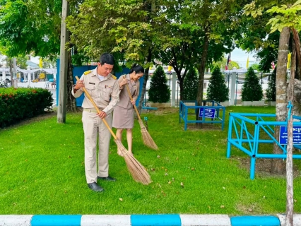ไฟล์แนบ กปภ.สาขาสมุทรสาคร (พ) จัดกิจกรรมเคารพธงชาติ สวดมนต์ และทำความสะอาดพื้นที่สำนักงาน