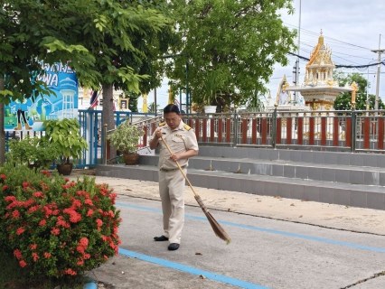 ไฟล์แนบ กปภ.สาขาสมุทรสาคร (พ) จัดกิจกรรมเคารพธงชาติ สวดมนต์ และทำความสะอาดพื้นที่สำนักงาน