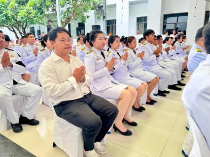 ไฟล์แนบ กปภ.สาขาสมุทรสาคร (พ) ร่วมพิธีเจริญพระพุทธมนต์และทำบุญตักบาตรถวายพระราชกุศล เนื่องในโอกาสวันเฉลิมพระชนมพรรษา พระบาทสมเด็จพระเจ้าอยู่หัว