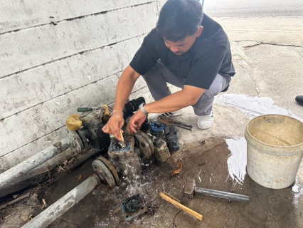 ไฟล์แนบ กปภ.สาขาสมุทรสาคร (พ) ดำเนินการถอดล้างมาตรวัดน้ำขนาดใหญ่ร่วมกับ บมจ.ทีทีดับบลิว ตามแผนบำรุงรักษา เพื่อเพิ่มประสิทธิภาพการบริหารจัดการน้ำประปา