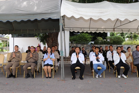 ไฟล์แนบ กปภ.สาขาสมุทรสาคร (พ) ร่วมพิธีเจริญพระพุทธมนต์ เนื่องในพิธีทำบุญบูรณะองค์พระสมเด็จพระมหาสมณโคดสัมมาสัมพุทธเจ้า