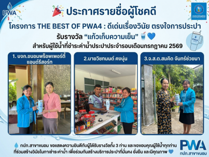 ไฟล์แนบ ประกาศรายชื่อผู้ได้รับรางวัล แก้วเก็บความเย็น