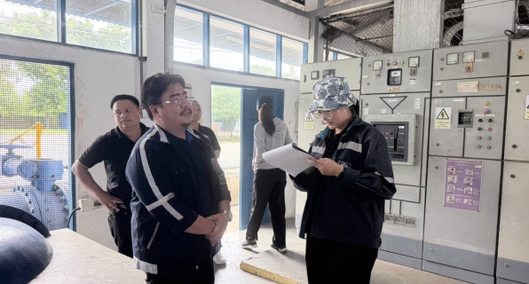 ไฟล์แนบ กปภ.สาขาฉะเชิงเทรา เข้ารับการตรวจประเมินผลการดำเนินงานโครงการจัดการน้ำสะอาด (WSP) ประจำปี 2569