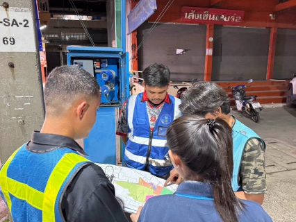 ไฟล์แนบ กปภ.สาขาสมุทรสาคร (พ) ลงพื้นที่ดำเนินการ Step Test ค้นหาท่อแตกท่อรั่ว บริเวณ DMA-21-มบ.พฤกษา 133 (คลองสี่วา) มุ่งลดน้ำสูญเสีย เพิ่มประสิทธิภาพระบบจ่ายน้ำ