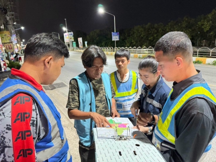 ไฟล์แนบ กปภ.สาขาสมุทรสาคร (พ) ลงพื้นที่ดำเนินการ Step Test ค้นหาท่อแตกท่อรั่ว บริเวณ DMA-21-มบ.พฤกษา 133 (คลองสี่วา) มุ่งลดน้ำสูญเสีย เพิ่มประสิทธิภาพระบบจ่ายน้ำ
