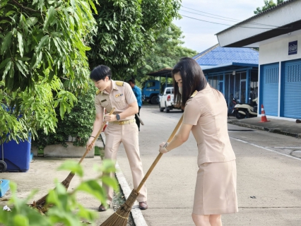 ไฟล์แนบ กปภ.สาขาสมุทรสาคร (พ) จัดกิจกรรมเคารพธงชาติ สวดมนต์ และทำความสะอาดพื้นที่สำนักงาน