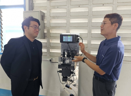 ไฟล์แนบ กปภ.เขต 1 ร่วมโครงการทดสอบเครื่องวัดคุณภาพน้ำจากประเทศเกาหลีใต้