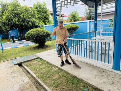 ไฟล์แนบ กปภ.สาขาสามพราน ร่วมกิจกรรมตัดหญ้าและตัดแต่งกิ่งไม้ ปรับปรุงภูมิทัศน์รอบสำนักงาน