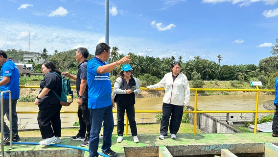 ไฟล์แนบ กปภ.สาขาหลังสวน รับการตรวจประเมินผลการดำเนินงาน โครงการจัดการน้ำสะอาด (Water Safety Plan : WSP) ประจำปี 2569