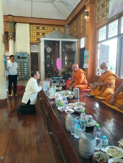 ไฟล์แนบ กปภ.สาขาปทุมธานี (พ) เข้าร่วมพิธีทำบุญตักบาตร  โครงการเข้าวัดปฎิบัติธรรมวันธรรมสวนะ ณ วัดบางหลวง ตำบลบางหลวง อำเภอเมืองปทุมธานี
