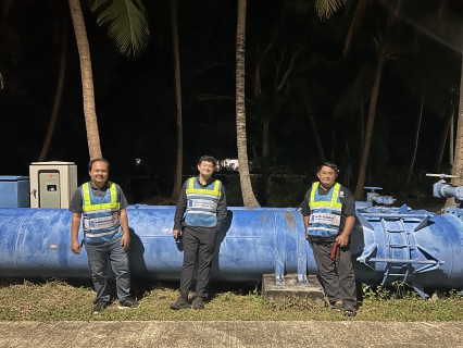 ไฟล์แนบ      กปภ.สาขาขนอม ลงพื้นที่ปฏิบัติงานลดน้ำสูญเสีย โดยวิธี Step Test และเดินสำรวจหาท่อแตก/ท่อรั่ว ตามแผนปฏิบัติการลดน้ำสูญเสีย