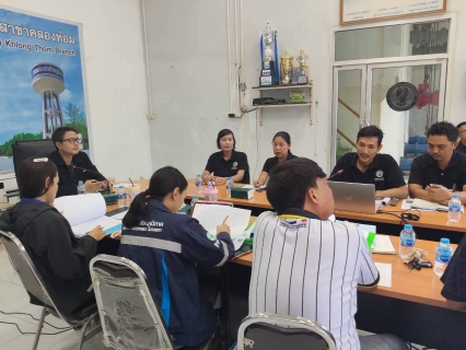 ไฟล์แนบ การประปาส่วนภูมิภาคสาขาคลองท่อม รับการตรวจประเมินโครงการการจัดการน้ำสะอาด WATER SAFETY PLAN : WSP ประจำปี 2569