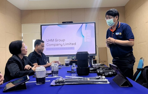 ไฟล์แนบ กปภ.สาขาคลองหลวง(พ) ร่วมหารือและให้การต้อนรับ บริษัท UHM Group ในการนำเสนออุปกรณ์นวัตกรรม ยกระดับประสิทธิภาพจ่ายน้ำและลดน้ำสูญเสีย