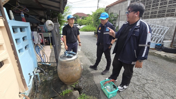 ไฟล์แนบ กปภ.สาขาฉะเชิงเทราลงพื้นที่เชิงรุก ตรวจสอบคุณภาพน้ำประปา บริเวณหมู่บ้านอัจฉรา