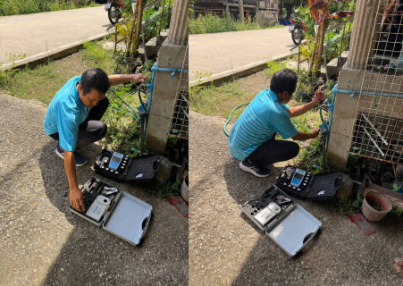 ไฟล์แนบ กปภ.สาขาเวียงสระ ตรวจสอบคุณภาพน้ำประปาอย่างสม่ำเสมอ มั่นใจน้ำประปาสะอาด ปลอดภัย และได้มาตรฐาน 