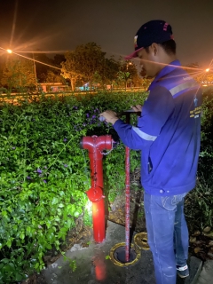 ไฟล์แนบ กปภ.สาขาท่ามะกาลงพื้นที่ ทำ Step Test ค้นหาท่อแตกรั่ว