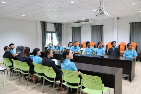 ไฟล์แนบ การประปาส่วนภูมิภาค สาขามหาสารคาม จัดโครงการศึกษาดูงานและแลกเปลี่ยนเรียนรู้ ด้านการเกษตรและนวัตกรรม การประยุกต์ใช้องค์ความรู้และเทคโนโลยี ณ ฟาร์มมหาวิทยาลัยมหาสารคาม