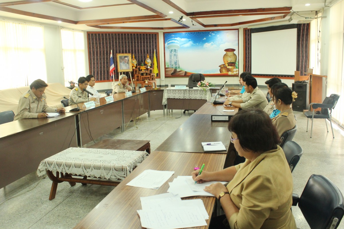 การประปาส่วนภูมิภาคเขต ๗ ร่วมกับ กปภ.สาขาด่านซ้าย ประชุมคณะกรรมการดำเนินงานโครงการน้ำประปาดื่มได้ ครั้งที่ ๑/๒๕๕๕