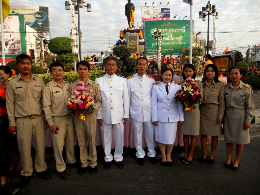 กปภ.สาขาอุดรธานี ร่วมรำลึก 120 ปี "กรมหลวงประจักษ์ฯ" ผู้ก่อตั้งเมืองอุดรธานี