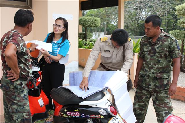 ออกสำรวจผู้ใช้น้ำในเขตพื้นที่จังหวัดทหารบกชุมพร ค่ายเขตอุดมศักดิ์
