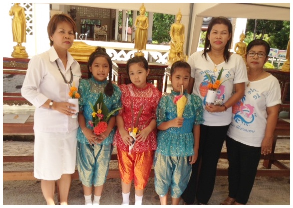 กปภ.สาขาขนอม ร่วมกิจกรรม วันวิสาขบูชา