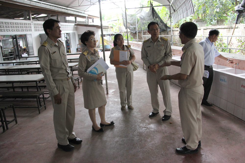 กองระบบจำหน่าย การประปาส่วนภูมิภาคเขต ๙ สำรวจระบบประปาโรงเรียนเป้าหมาย เพื่อดำเนินการตามโครงการบริหารจัดการการใช้น้ำอย่างรู้คุณค่า (Demand Side Management : DSM)