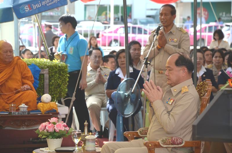 กปภ.สาขารังสิต(พ) เข้าร่วมงานพิธีบวงสรวงสักการะเสาหลักเมืองจังหวัดปทุมธานี เนื่องในวันคล้ายวันสถาปนาจังหวัดปทุมธานี ประจำปี ๒๕๕๖