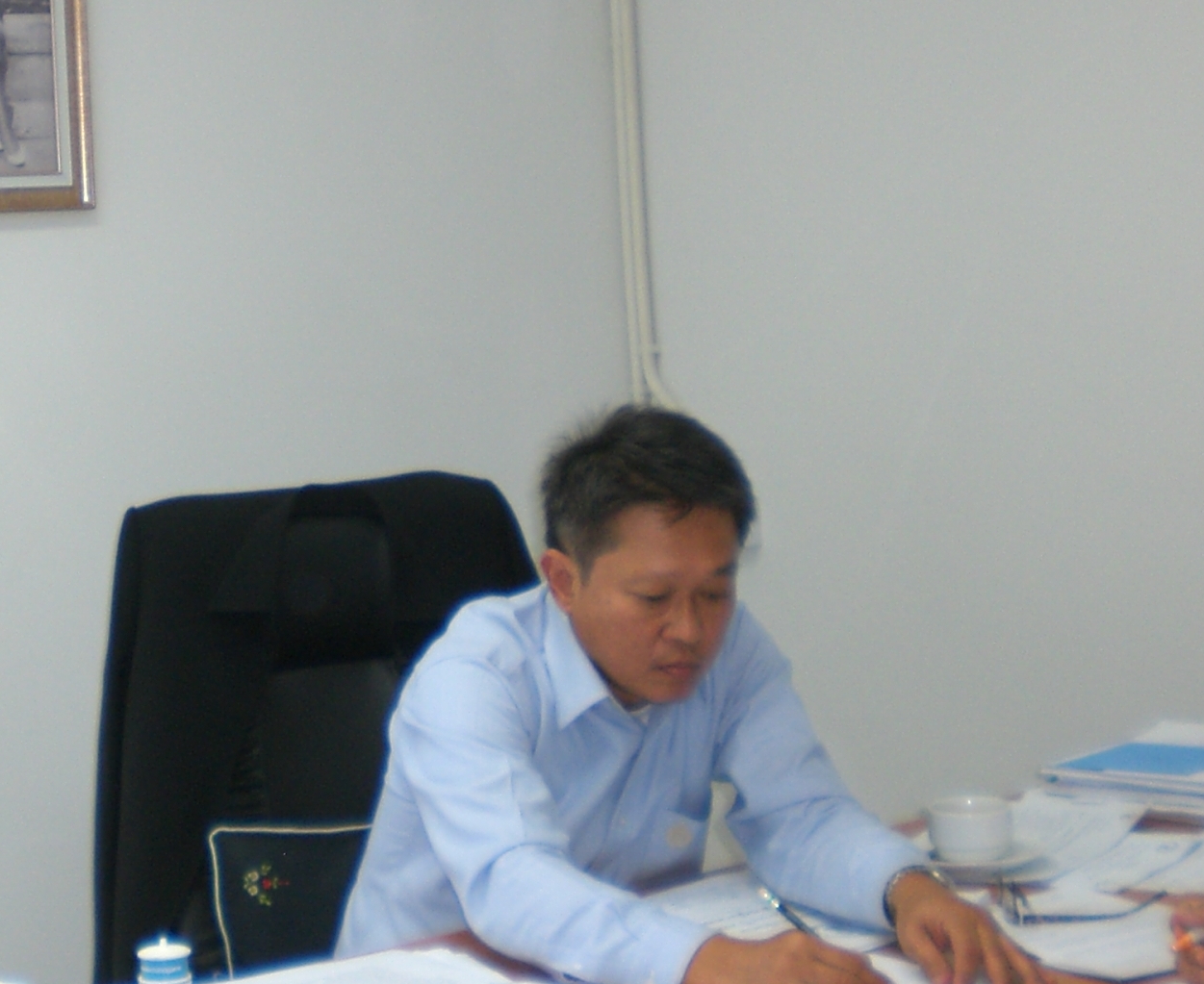 ผู้จัดการการประปาส่วนภูมิภาคสาขาธัญบุรี มอบนโยบายและแนวทางเกี่ยวกับการปฏิบัติงานให้แก่พนักงาน
