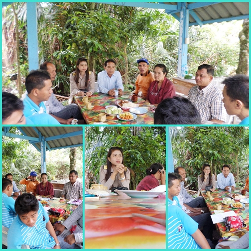 กปภ.สาขาชะอวด จัดกิจกรรมสนทนายามเช้า (Morning Talk) 1/2557 ณ วันที่ 9 ธันวาคม 2556