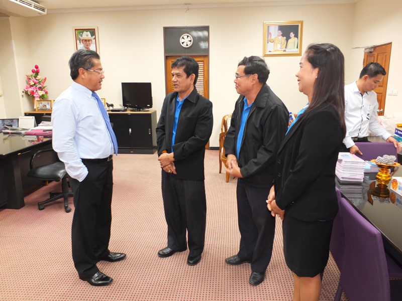 กปภ.สาขาสมุทรสาคร เข้าพบผู้ว่าราชการจังหวัดสมุทรสาคร เพื่อสวัสดีปีใหม่ พ.ศ. 2557