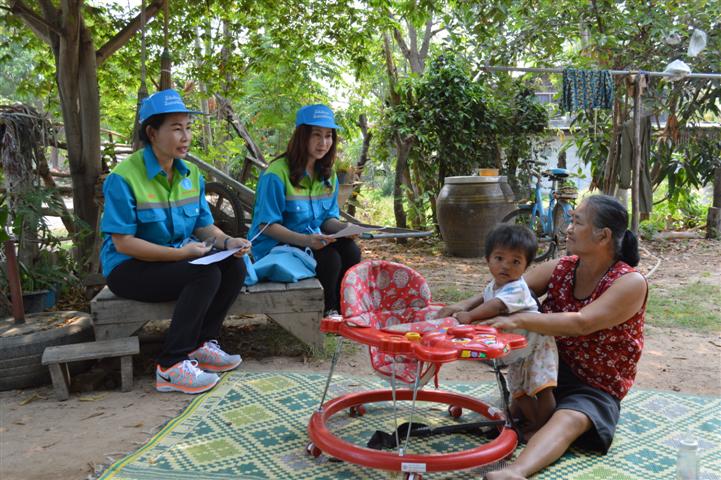 กปภ.สาขาศีขรภูมิลงพื้นที่บริการประชาชนตามโครงการเติมใจให้กันประจำเดือนมีนาคม