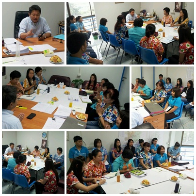 กปภ.สาขาธัญบุรี จัดกิจกรรมสนทนายามเช้า Morning Talk ครั้งที่ ๔/๕๗ ประจำเดือน เมษายน ๒๕๕๗