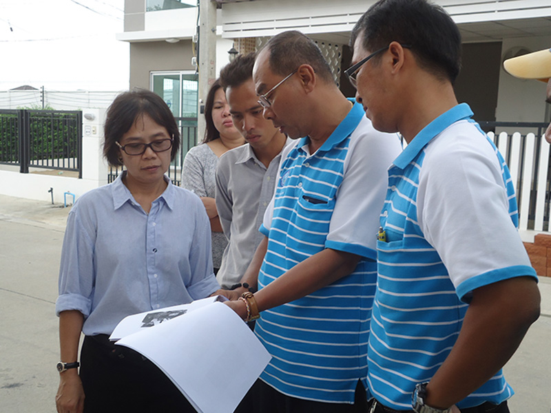 กปภ.สาขารังสิต(พ) แก้ไขปัญหาน้ำไหลอ่อนพื้นที่โครงการพฤกษาวิลล์ 41/1