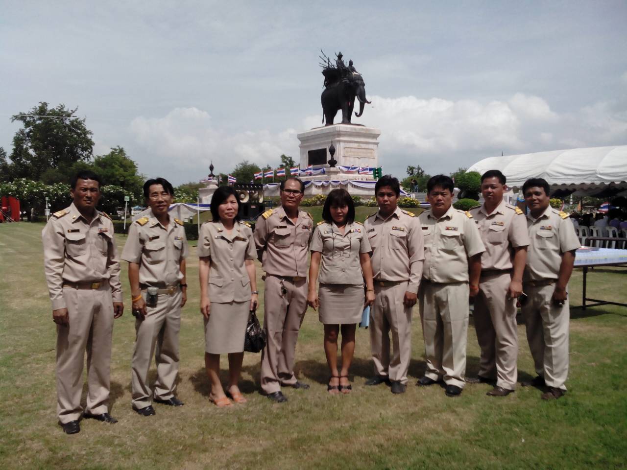 การประปาส่วนภูมิภาคสาขากาญจนบุรีเข้าร่วมพิธีสาบานตนเพื่อปรองดองสมานฉันท์จังหวัดกาญจนบุรี