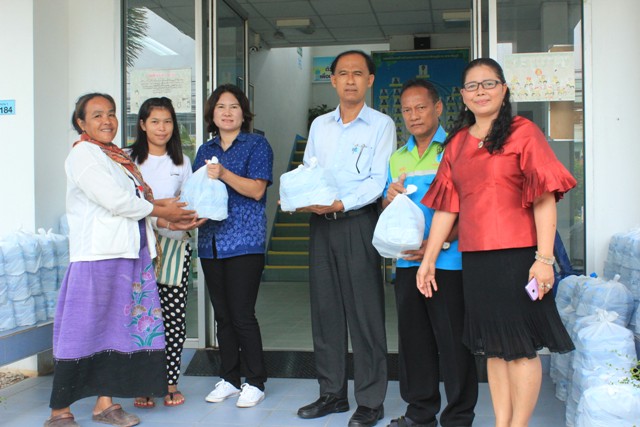 การประปาส่วนภูมิภาค สาขาชัยภูมิ มอบน้ำดื่มตราสัญลักษณ์