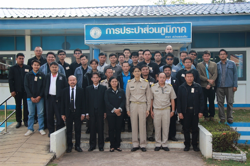 การประปาส่วนภูมิภาคเขต 7 (กปภ.ข.7) ร่วมกับกองฝึกอบรมภูมิภาค 2 จัดโครงการฝึกอบรมในงาน (On  The - Job Training) หลักสูตร การควบคุมน้ำสูญเสีย รุ่นที่ 1/60 ให้แก่พนักงานในสังกัด กปภ.ข.7