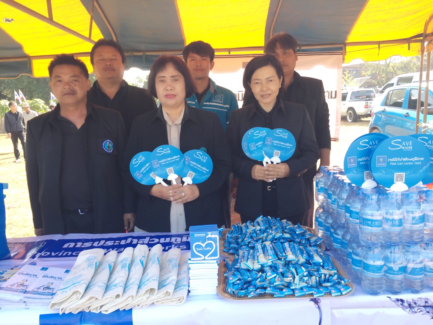 กปภ.สาขาศรีสงคราม ร่วมโครงการจังหวัดเคลื่อนที่ บำบัดทุกข์ บำรุงสุข สร้างรอยยิ้มให้ประชาชน  ประจำเดือนกุมภาพันธ์ ๒๕๖๐