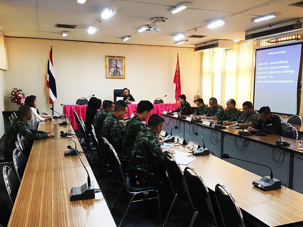 กปภ.สาขาอุบลราชธานี ประชุมหารือมณฑลทหารบกที่ 22 เรื่องการบริหารจัดการการชำระค่าน้ำประปา